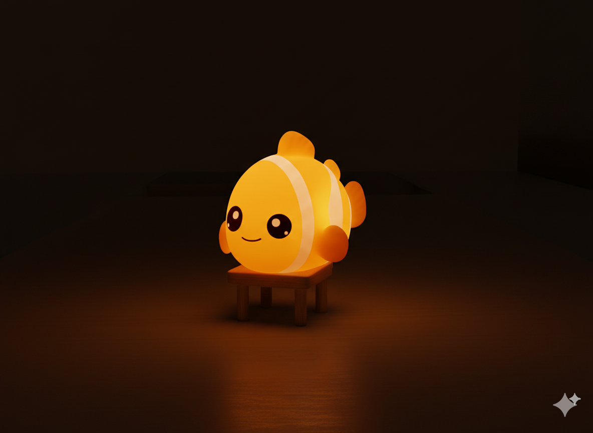 Clownfish Silicone Night Lamp