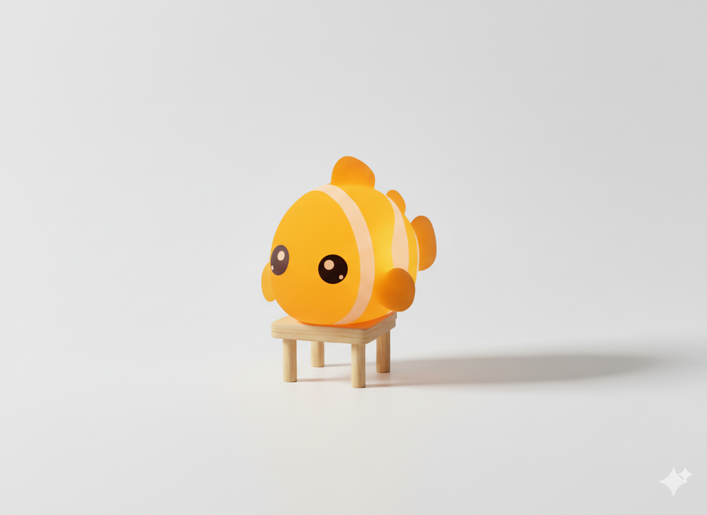 Clownfish Silicone Night Lamp
